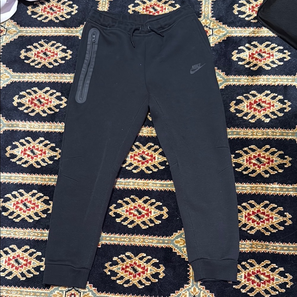 Kids Black Nike Tech Joggers